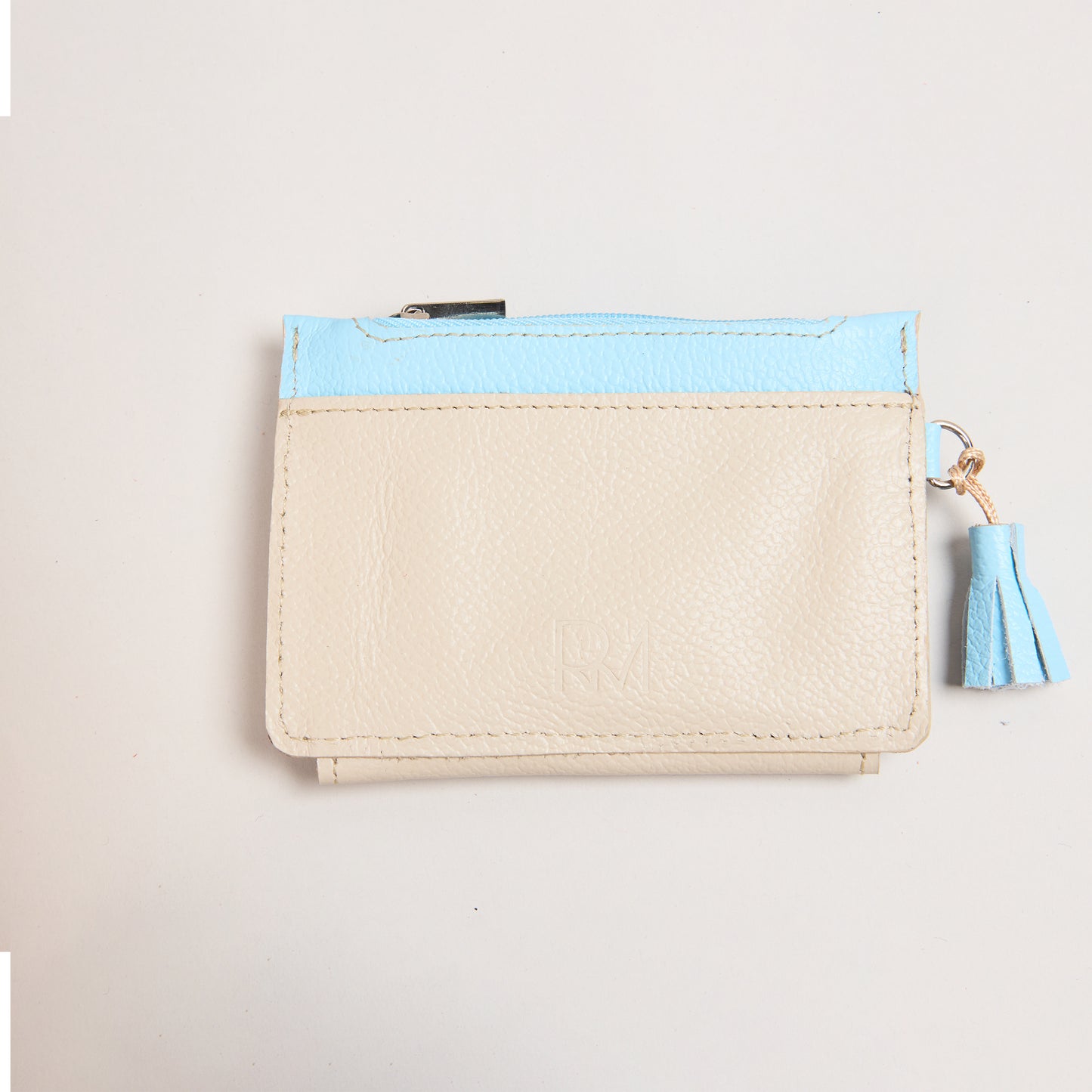 Mini Billetera Camel & Azul