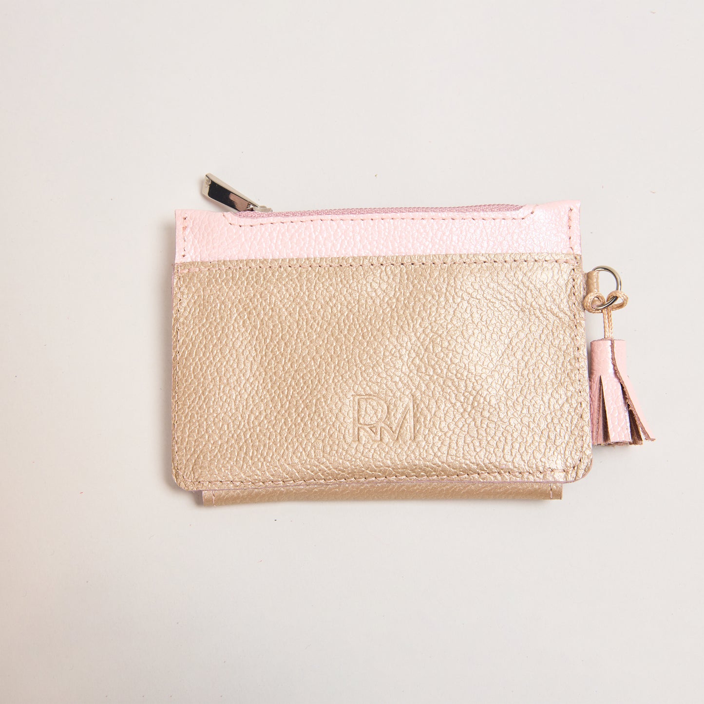 Mini Billetera Ocre & Rosa