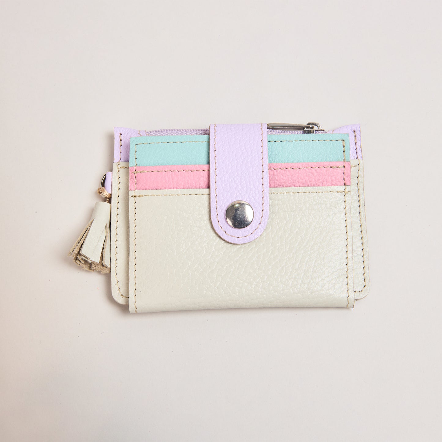 Mini Billetera Beige