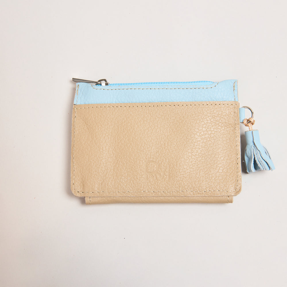 Mini Billetera Camel, Lila, Rosa, Azul