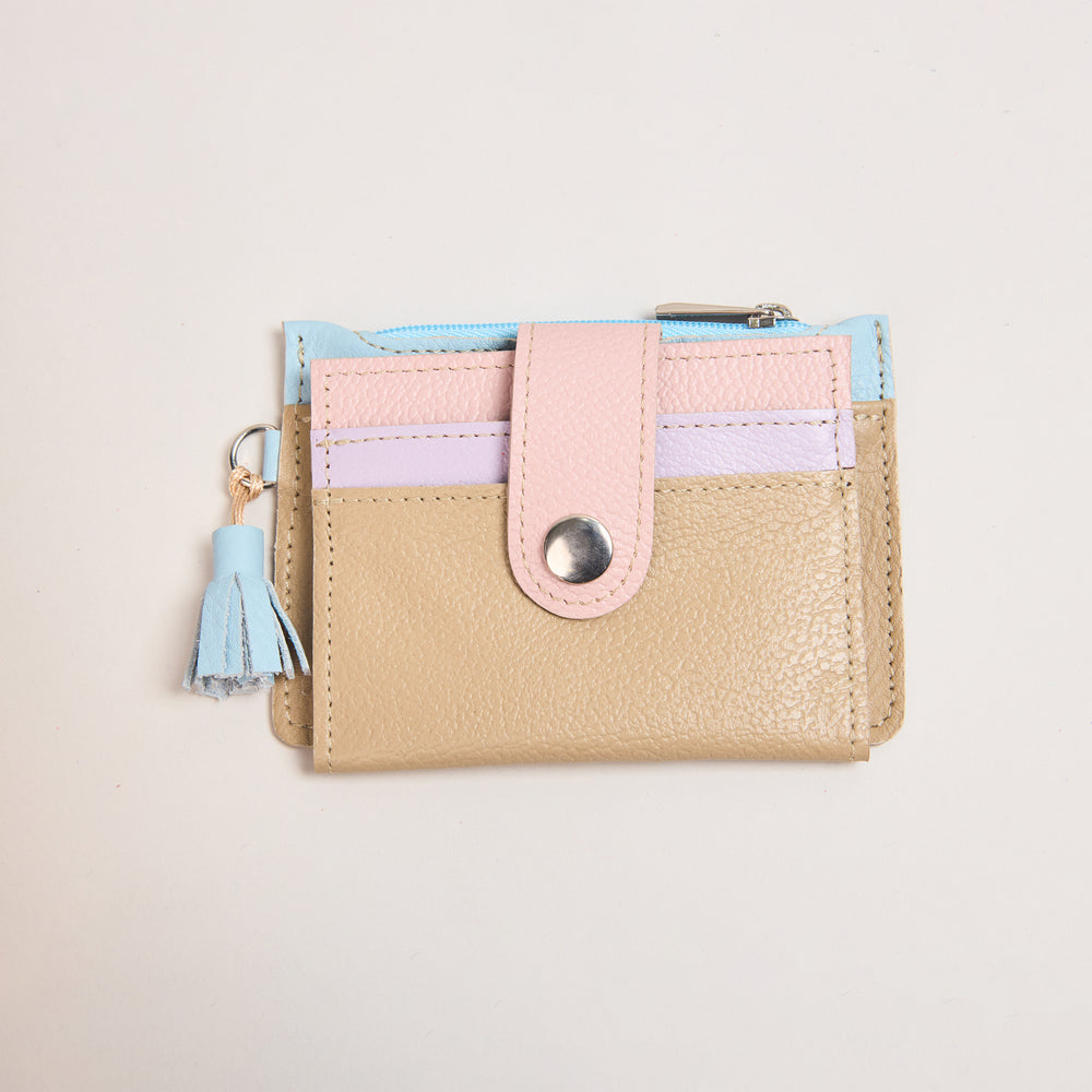 Mini Billetera Camel, Lilla & Rosa