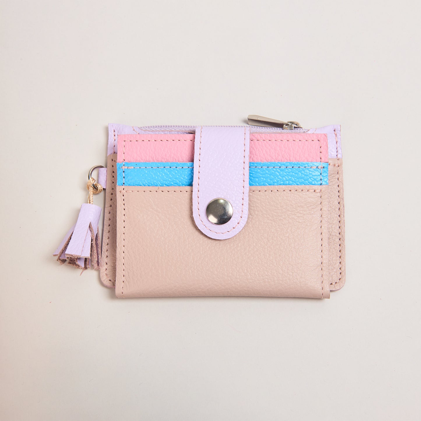 Mini Billetera Nude, Azul & Rosa