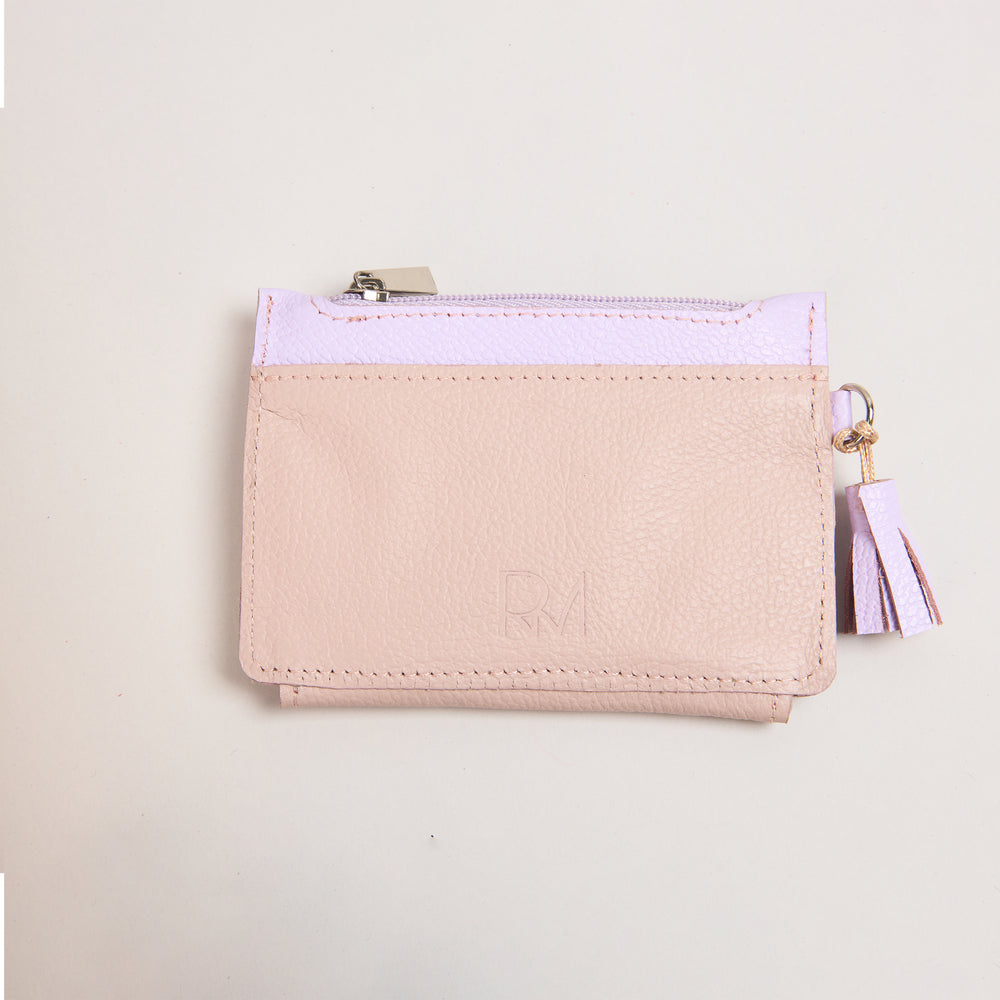 Mini Billetera Nude, Lila & Azul