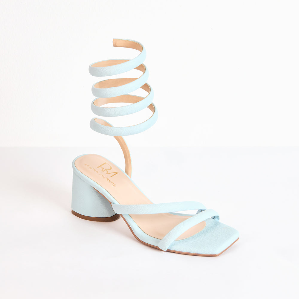 
                  
                    Light Blue Spiral Sandals
                  
                