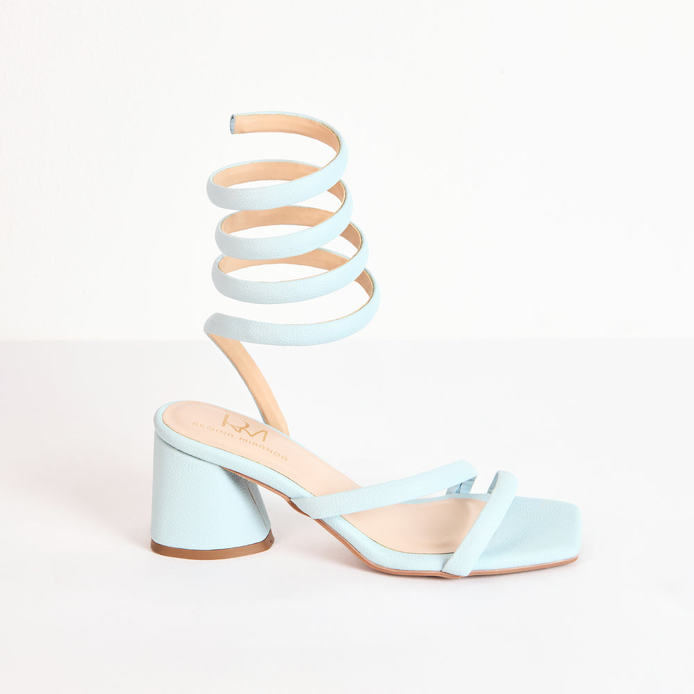 
                  
                    Light Blue Spiral Sandals
                  
                