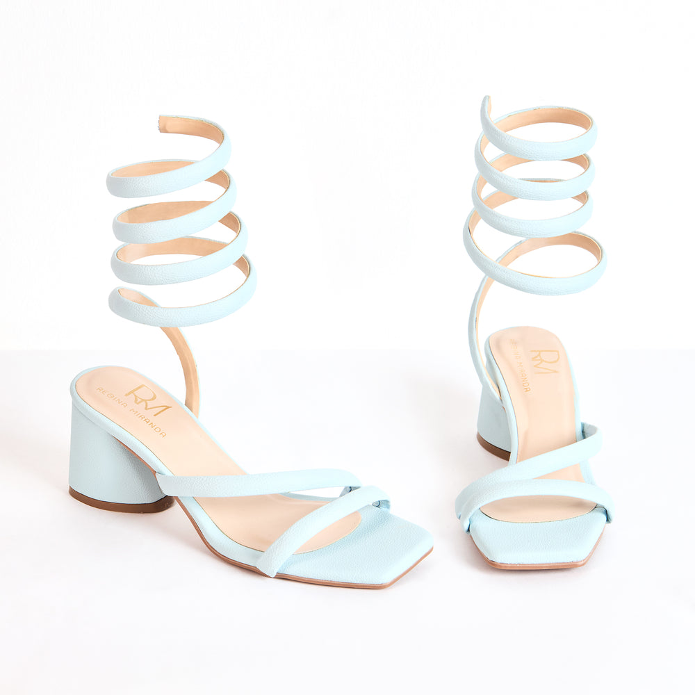 
                  
                    Light Blue Spiral Sandals
                  
                