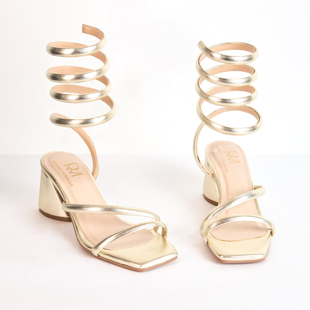 
                  
                    Golden Spiral Sandals
                  
                